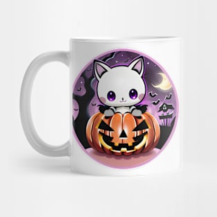 Pumpkin Purrade: Spooktail Kitty Mug